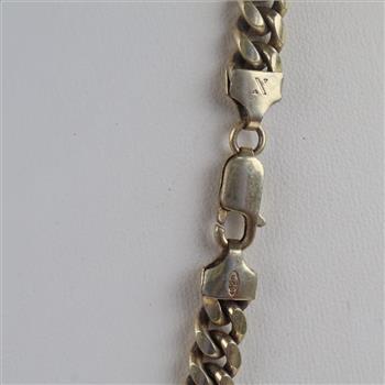 .830 Silver Curb Chain Necklace
