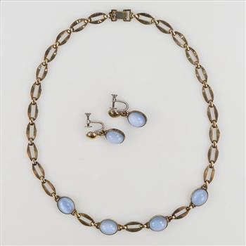 .890 Silver Jewelry, 3 Pieces