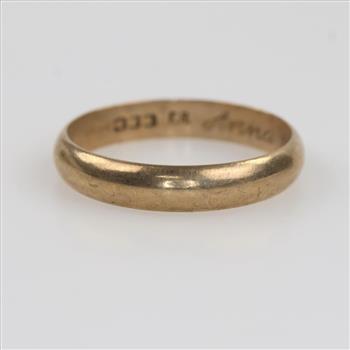 8kt Gold Band