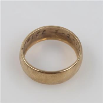 8kt Gold Band