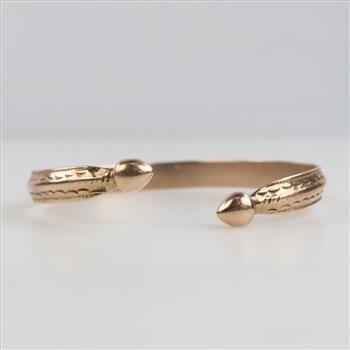 8kt Gold Bangle Bracelet