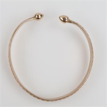 8kt Gold Bangle Bracelet