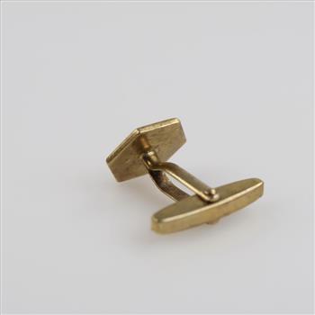 8kt Gold Cufflink