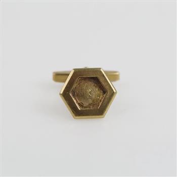 8kt Gold Cufflink