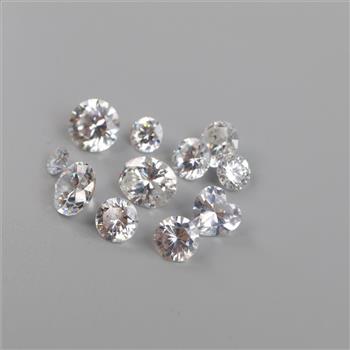 9+ Clear Faceted Loose Jewelry Craft Stones