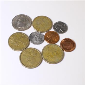9 Mixed U.S. Coins