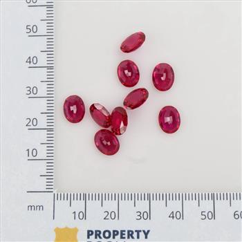 9 Pink Faceted Loose Jewelry Craft Stones
