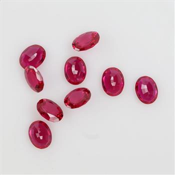9 Pink Faceted Loose Jewelry Craft Stones
