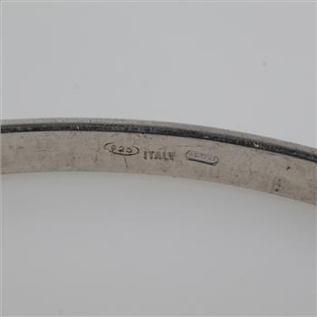 .900 Silver Bangle Bracelet