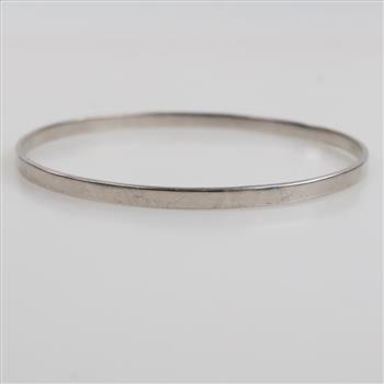 .900 Silver Bangle Bracelet