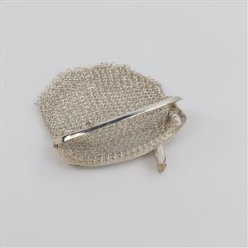 .900-.800 Silver Mesh Coin Purse