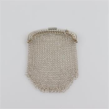 .900-.800 Silver Mesh Coin Purse