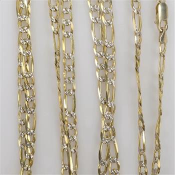 .900-.800 Silver Necklaces, 2 Pieces