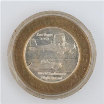 .999 Silver And Brass Millennilim Services Gaming Token