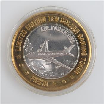 .999 Silver & Brass Fiesta Gaming Token