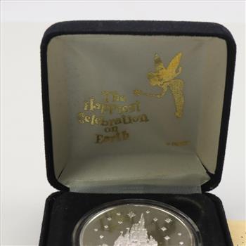 .999 Silver Disney Magic Kingdom Medallion