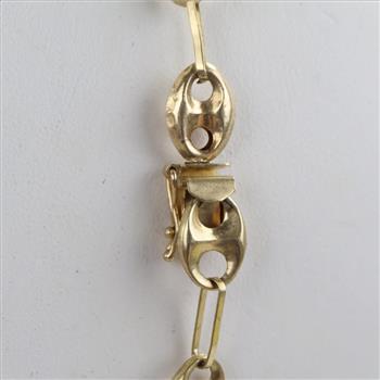 9kt Gold Anchor Chain Necklace