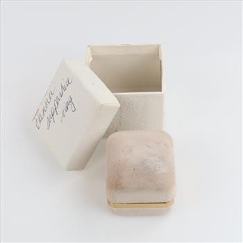 9kt Gold Blue Stone Ring