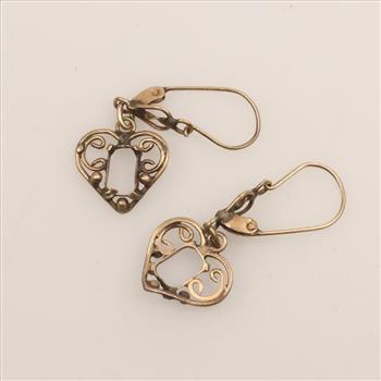 9kt Gold Dangle Earrings
