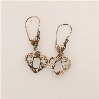 9kt Gold Dangle Earrings