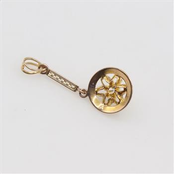 9kt Gold Diamond Pendant