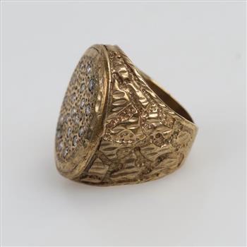 9kt Gold Diamond Ring