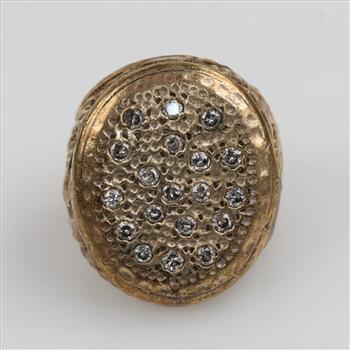 9kt Gold Diamond Ring