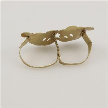 9kt Gold Disney Two Finger Ring