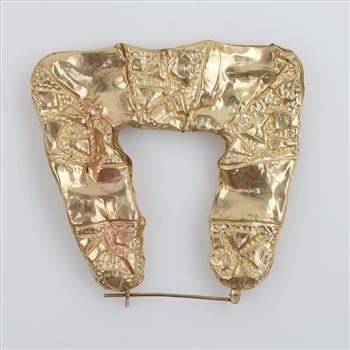 9kt Gold Hollow Earring