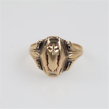 9kt Gold Hollow Ring