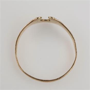 9kt Gold Horseshoe Ring