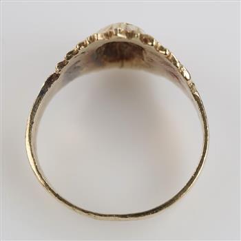9kt Gold Indian Head Ring