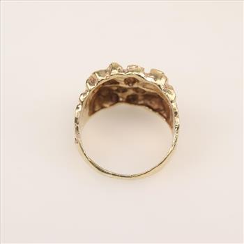 9kt Gold Nugget Ring