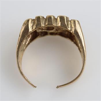 9kt Gold Nugget Ring