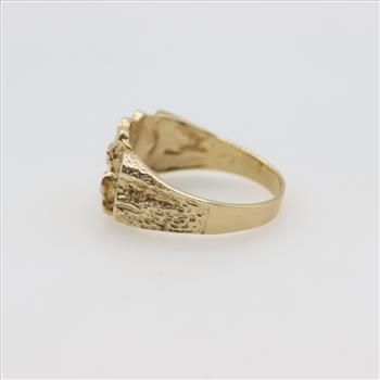 9kt Gold Nugget Ring