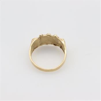 9kt Gold Nugget Ring