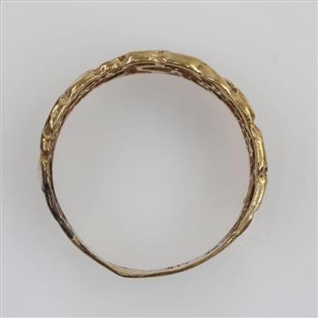 9kt Gold Nugget Style Ring