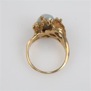 9kt Gold Pearl Ring