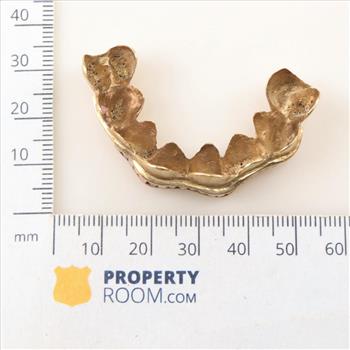 9kt Gold Pink, Purple And Clear Teeth Caps