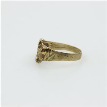 9kt Gold Raw Nugget Ring