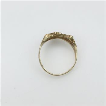 9kt Gold Raw Nugget Ring