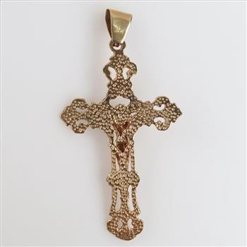9kt Gold Religious Cross Pendant