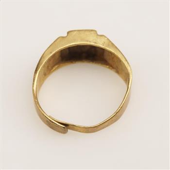 9kt Gold Religious Ring