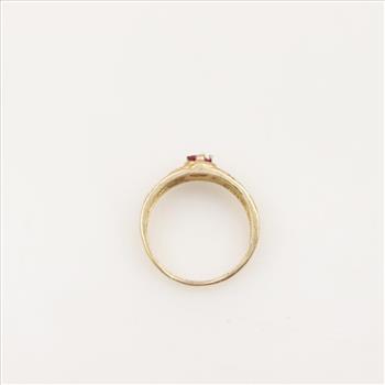 9Kt Gold Ruby Ring