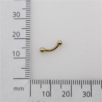 9kt Gold Tragus Earring