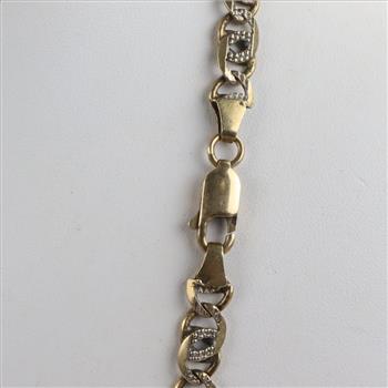 9kt Gold Two Tone Gold Necklace