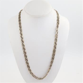 9kt Gold Two Tone Gold Necklace