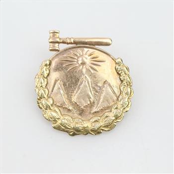 9kt Gold Two Tone Pin
