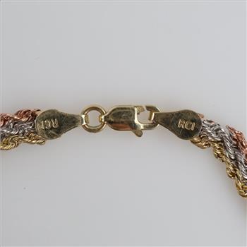 9kt Tri-color Gold Bracelet