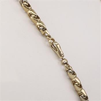 9kt Two Tone Gold Necklace